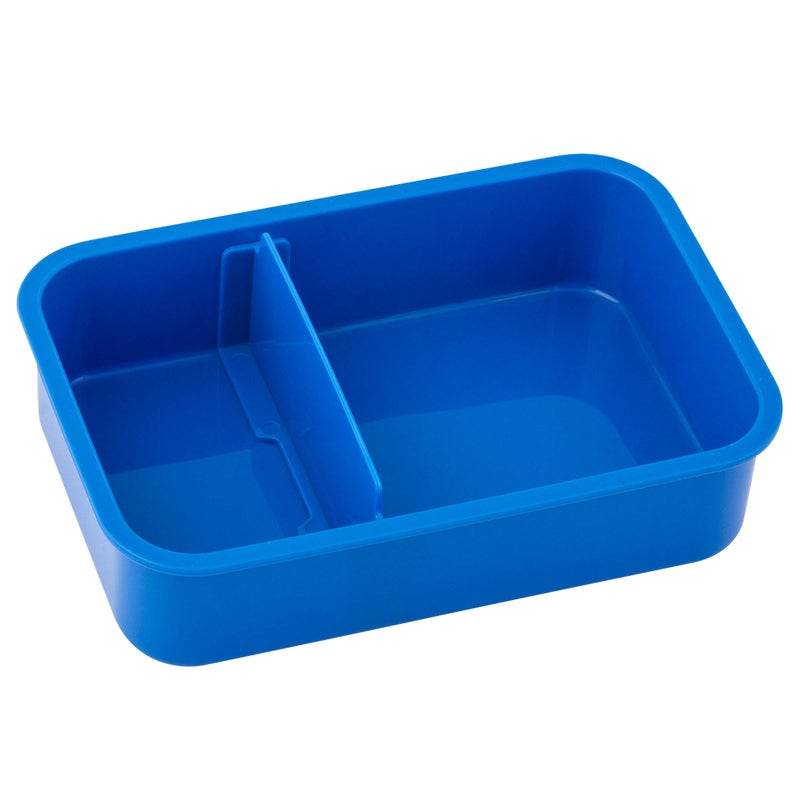 Stephen Joseph Bento Box  Kids Adjustable Compartment Bento Box  Kids Bento Box Blue - Image 2