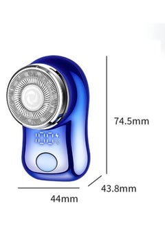 Hihonor Electric Razors for Men, Mini Electric Shaver for Men Portable Beard Knife Type-C Charging Shavers Face Body Razor with Digital Power Display (Color : Silver)  - Image 4