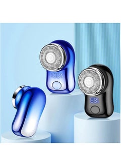 Hihonor Electric Razors for Men, Mini Electric Shaver for Men Portable Beard Knife Type-C Charging Shavers Face Body Razor with Digital Power Display (Color : Silver)  - Image 5