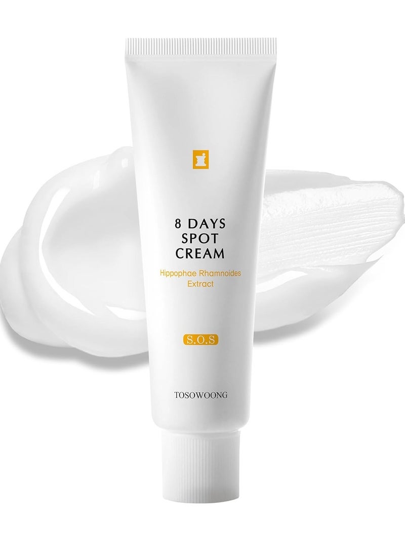 Tosowoong 8 Days Spot Cream, Dark Spot Remover for Face, Age Spot, Sun Spot, Freckles, Melasma, Brown Spot Serum, Advanced Formula Corrector Cream with Niacinamide for Women and Men, 50g, 1.76 oz.  - Image 1