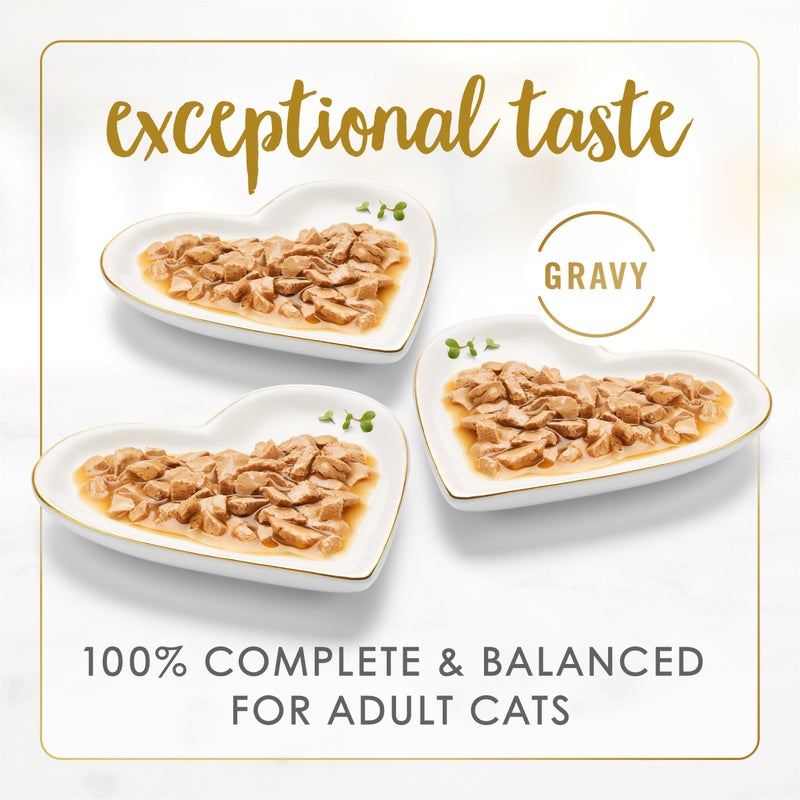 Purina Fancy Feast Gravy Lovers Poultry and Beef Grilled Gourmet Wet Cat Food Variety Pack - (Pack of 24) 3 oz. Cans - Image 3