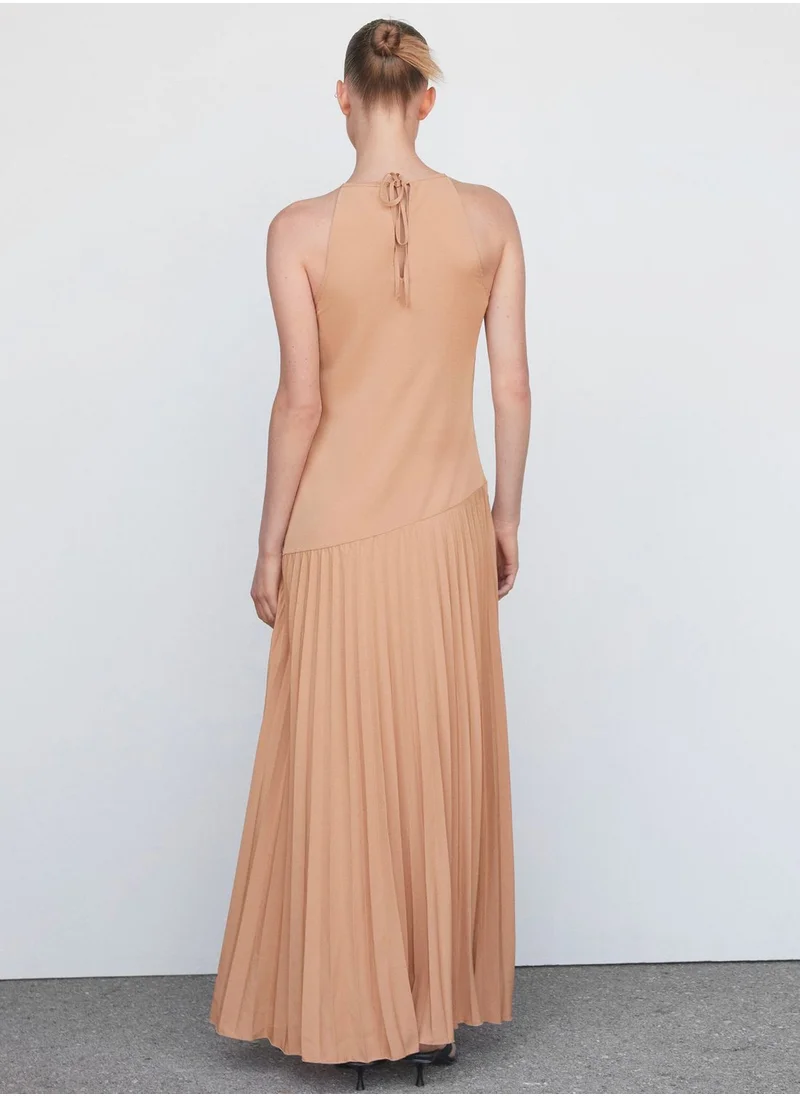 MANGO Halter Neck Dress