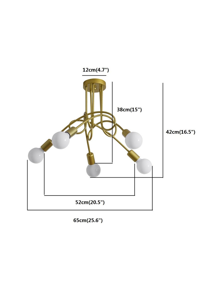 Haikomin - LED Chandelier Pendant Lamp Decoration Ceiling Hanging Light - Image 1