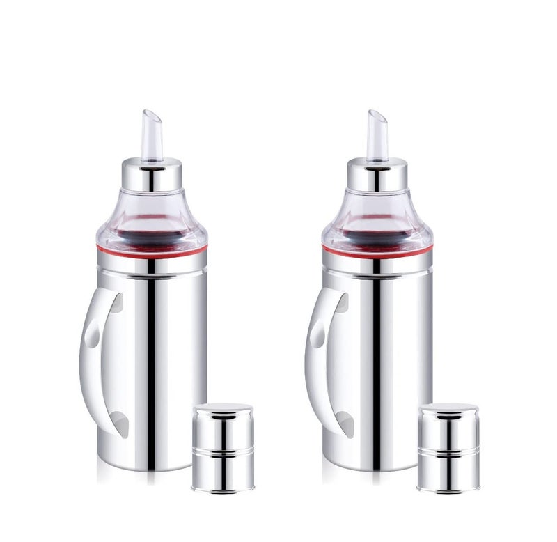 SUNDRY OmegaPro Stainless Steel Oil Dispenser 1000 MLPack Of 2