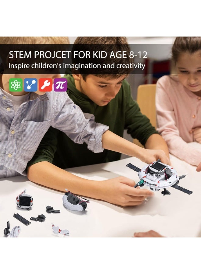 Solar Robot Toys 6 in 1 STEM Projects for Kids Ages 8-12 Science Kits for Boys Girls Solar Power Space Toy Science DIY Gift Educational Experiment Robotics Kit - Image 3