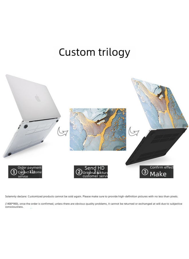 Generic - Applicable For Apple Laptop Protective Case Painted Shell Macbook Air13pro16-inch Protective Case-Color:RS-277-Applicable Model:2016-2022pro13（ A1706/1708/2159/2251/2289/2338） - Image 1