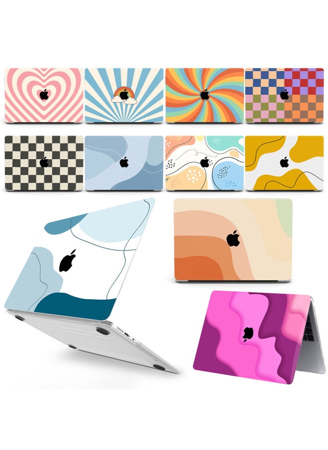Generic - Applicable For Apple Laptop Protective Case Painted Shell Macbook Air13pro16-inch Protective Case-Color:RS-277-Applicable Model:2016-2022pro13（ A1706/1708/2159/2251/2289/2338） - Image 1