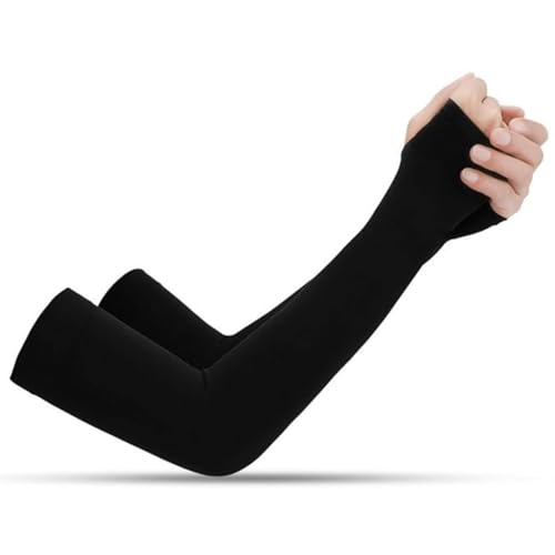 PIRU Unisex Arm Compression Sleeves – Sun & Dust Protection for Men & Women, Sports, Cycling, Running, Cricket | 1 Pair - Image 1
