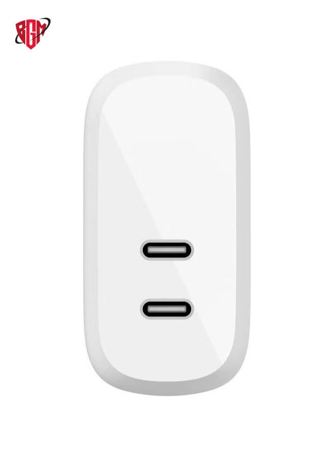 BGM 35W Dual Ports Fast Charging USB-C+C Power Adapter USB-C To Lightning Cable For Apple iPhone 14 13 Series  - Image 2