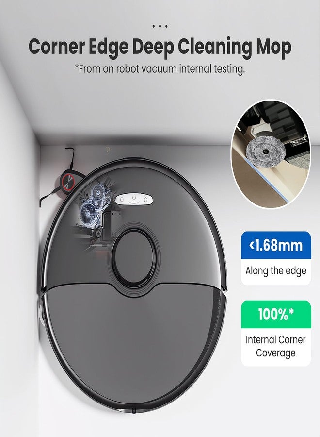 BTRSOLUS 12 Pack Mop Pads Refills for Roborock S8 MaxV Ultra / S8 Max Ultra Robot Vacuum, 6 Pack Mop Cloth with Dual Sonic Vibrations Modules, 6 Pack Edge Mop Pads Accessories - Image 4
