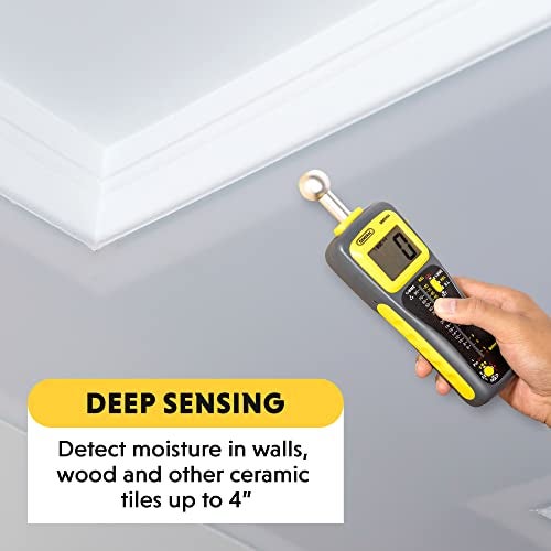 General Tools Moisture Meter MMD950 - Humidity Sensor - Pin Type / Pinless Device - Spherical Sensor - Image 2