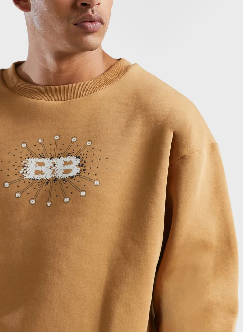 Blood Brother Bubble Sweatshirt