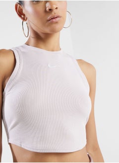 Nike Nsw Essential Ribbed Cropped Tank  - Image 3