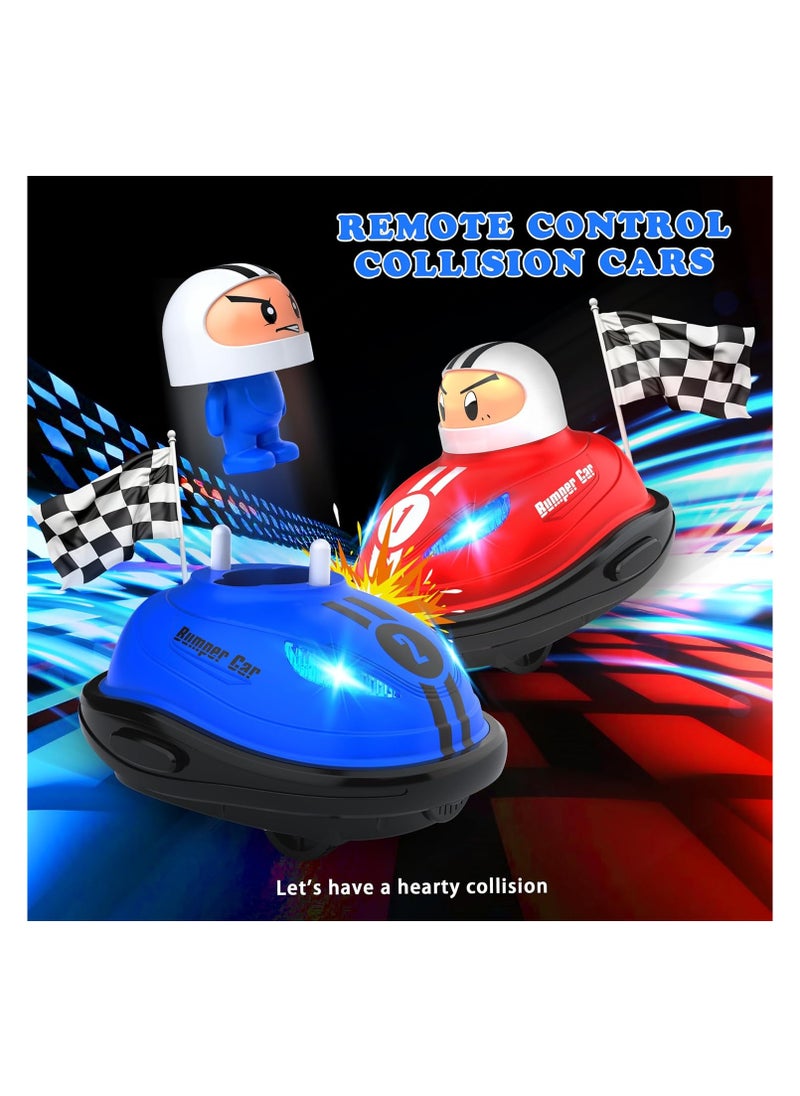 Generic Remote Control Cars Set of 2 for Kids – RC Ejecting Bumper Cars with LED Lights & Sound, RC Battle Stunt Cars, Ejecting RC Race Car Toddler Toys – Rechargeable, 2.4 GHz, Durable, Interactive Fun for Boys & Girls  - Image 3