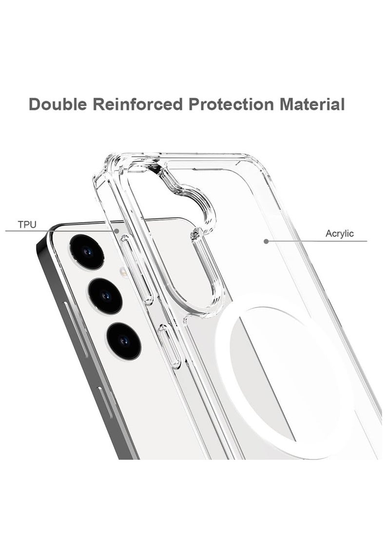 ELTRAZONE Samsung Galaxy S24 FE 5G Case (2024) – Magnetic Hard Back Cover with MagSafe Compatibility – Slim Shockproof Bumper Case – Wireless Charging Support – Durable Anti-Scratch Protection – Sleek Design for Everyday Use - Image 5