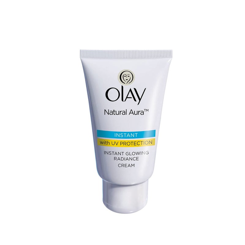 Olay Natural Aura Cream Vitamin B3 Pro B5 E With UV Protection 40 Gm Pack Of 2 - Image 3