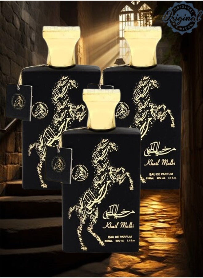 ملكي 3 قطع عطر خيل ملكي 100 مل  - Image 1