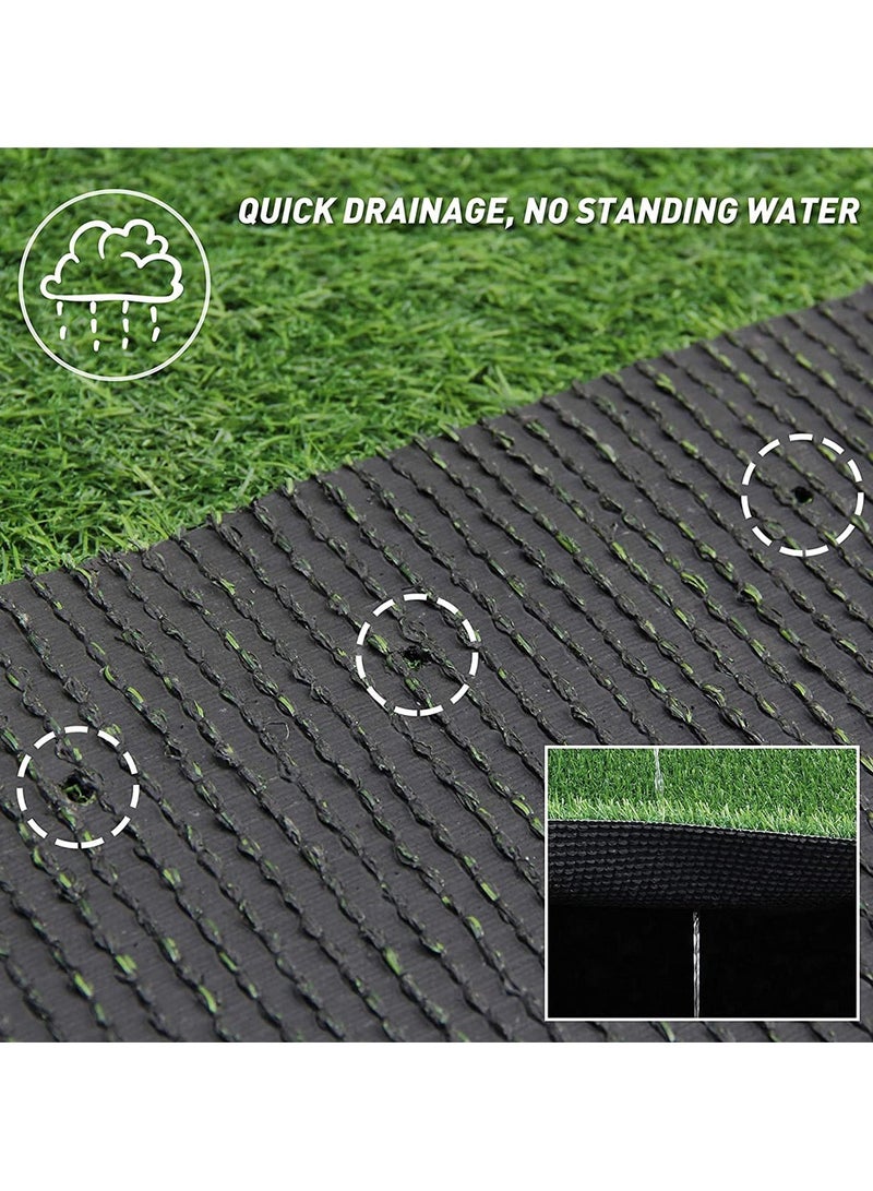 سجادة عشب صناعي، عشب صناعي، سجادة عشب خضراء 2×6 متر