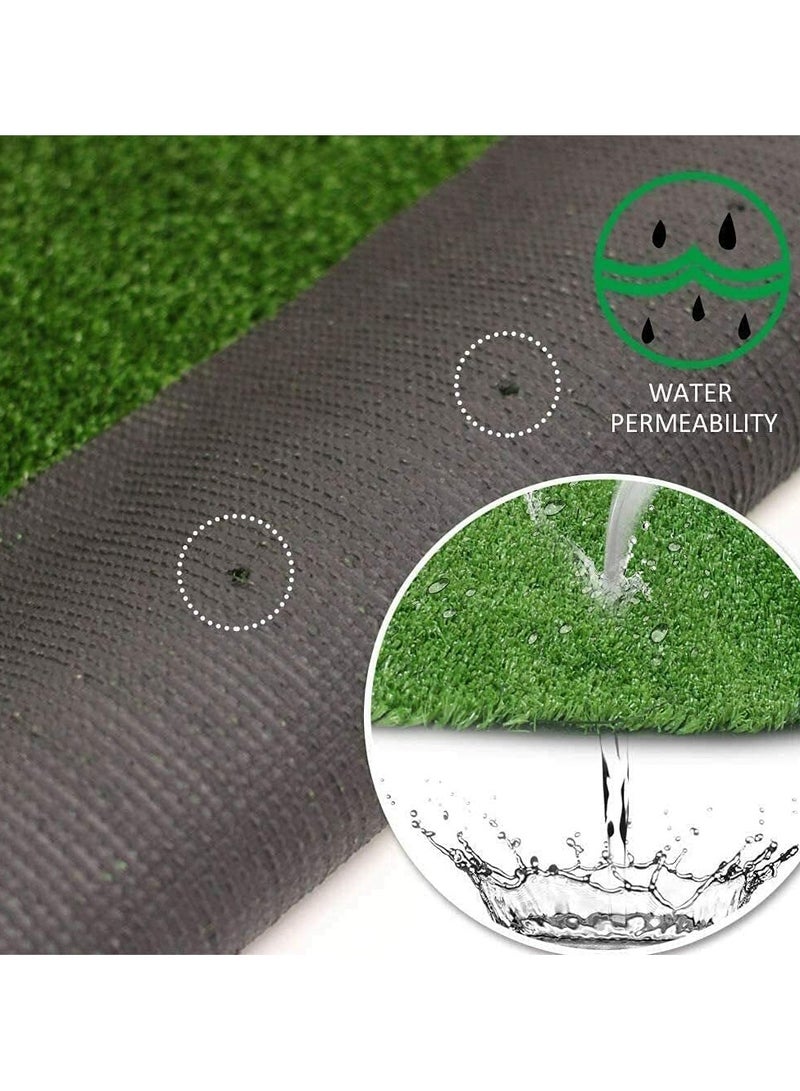 سجادة عشب صناعي، عشب صناعي، سجادة عشب خضراء 2×6 متر