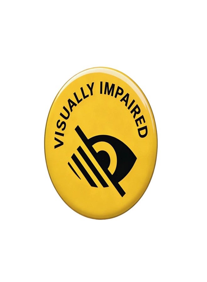 BLEWAY Visually Impaired Badge,Hidden Disability Awareness, 2.2" - Image 1
