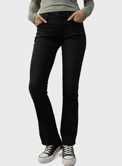 American Eagle Regular Low Rise Waist Straight Fit Flared Jeans