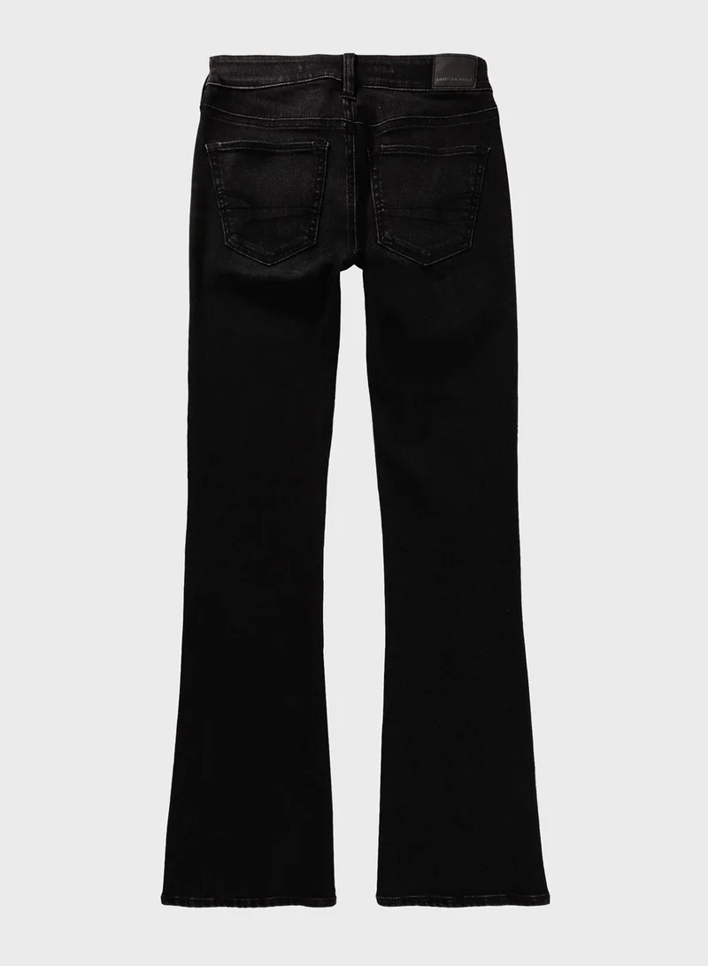 American Eagle Regular Low Rise Waist Straight Fit Flared Jeans