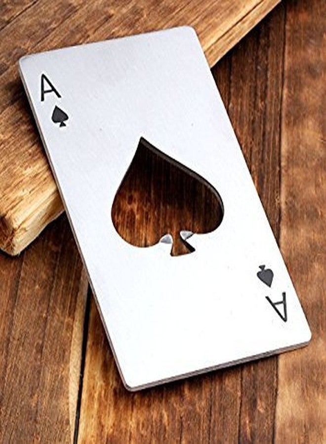 Yerwal Bottle Opener-Stainless Steel Credit Card Size Casino Bottle Opener for Your Wallet-2 pcs - Image 3