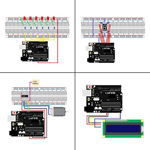 LAFVIN Ultimate Starter kit with R3 Board Mega2560 Mega328 Nano Compatible with Arduino IDE with Tutorial - Image 5