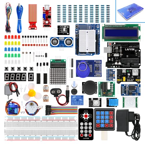 LAFVIN Ultimate Starter kit with R3 Board Mega2560 Mega328 Nano Compatible with Arduino IDE with Tutorial - Image 1