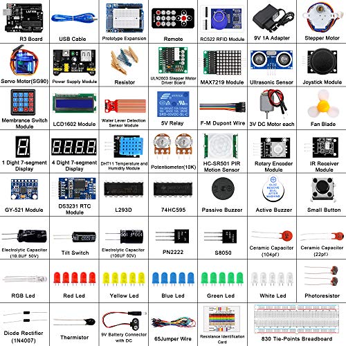 LAFVIN Ultimate Starter kit with R3 Board Mega2560 Mega328 Nano Compatible with Arduino IDE with Tutorial - Image 2