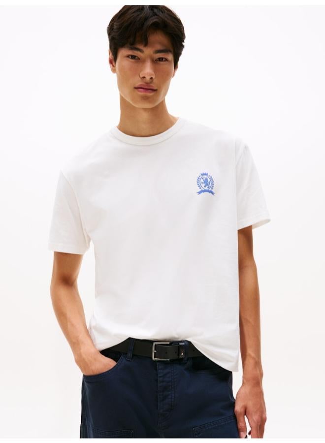 تومي جينز تيشيرت بياقة دائرية وشعار - Image 1