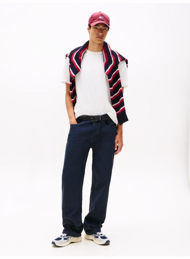 تومي جينز تيشيرت بياقة دائرية وشعار - Image 4