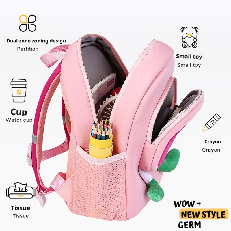 Sesame Baby 2025 Korean Style Cute Apple Backpack for Kids - Image 4