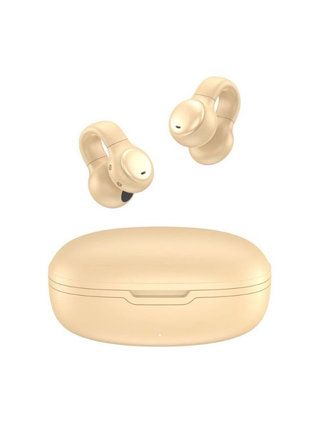 V29 Wireless Bluetooth 5.3 TWS Earbuds with LED Display, Active Noise Cancelling, 3D Surround Sound, Premium Audio –Khaki - Image 1