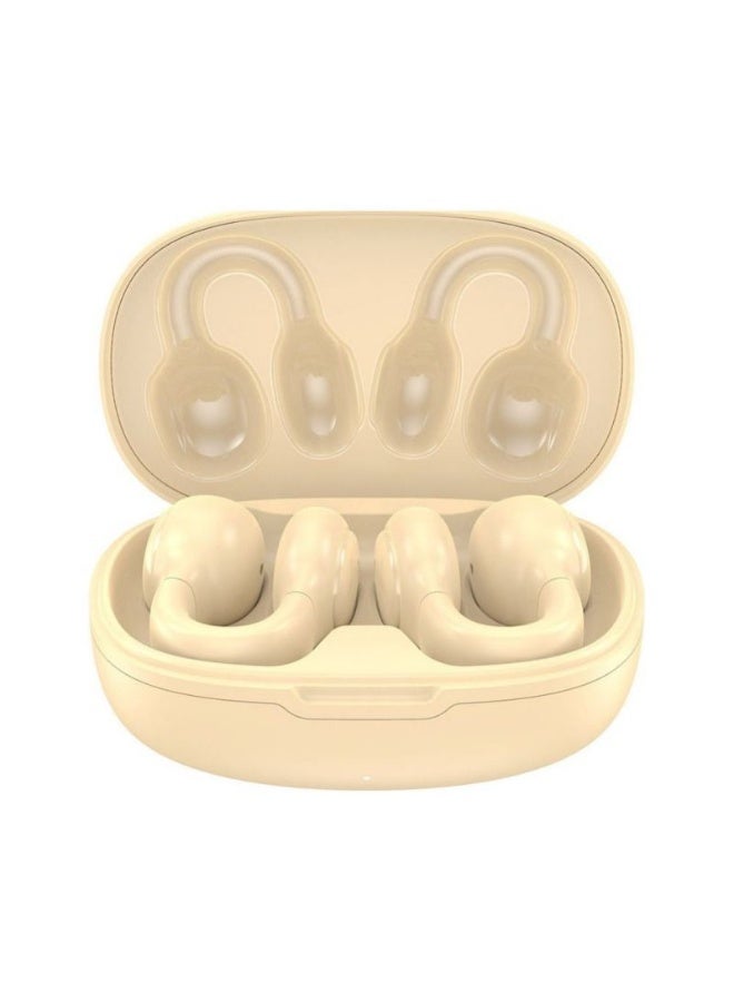 V29 Wireless Bluetooth 5.3 TWS Earbuds with LED Display, Active Noise Cancelling, 3D Surround Sound, Premium Audio –Khaki - Image 4