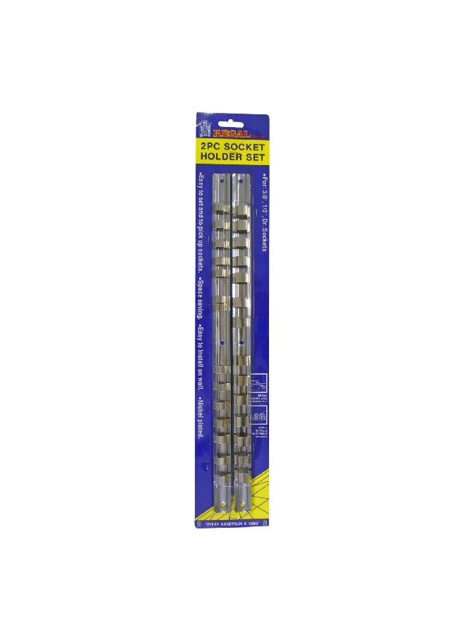 Regal 3-Piece Socket Holder Set Blue 2.8 x 46 x 9.6 cm SHS-3