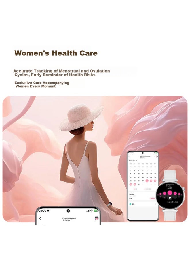 Suoying Blood Pressure And Blood Sugar Monitoring Smarch For Women With Heart Rate, Blood Oxygen, Blood Lipids, And Uric Acid Monitoring - Precise All-in Fitness Tracker For Women, Not For Medical Use - Image 3