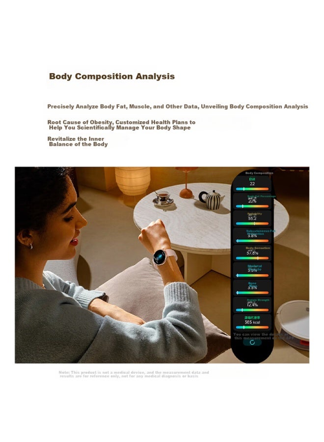 Suoying Blood Pressure And Blood Sugar Monitoring Smarch For Women With Heart Rate, Blood Oxygen, Blood Lipids, And Uric Acid Monitoring - Precise All-in Fitness Tracker For Women, Not For Medical Use - Image 5