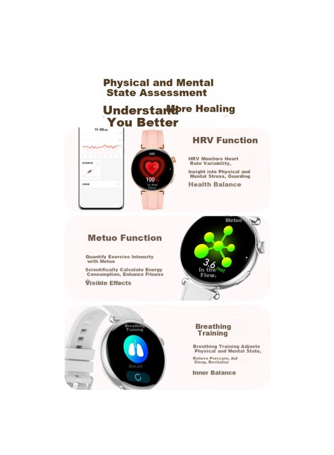 Suoying Blood Pressure And Blood Sugar Monitoring Smarch For Women With Heart Rate, Blood Oxygen, Blood Lipids, And Uric Acid Monitoring - Precise All-in Fitness Tracker For Women, Not For Medical Use - Image 4