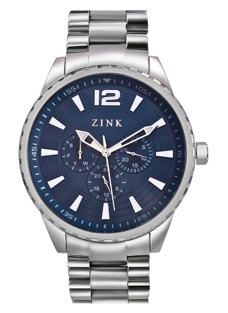 Zink ZINK ZK131G2S-46 MENS ELEGANCE - PREMIUM BLUE DIAL STAINLESS STEEL TIMEPIECE  - Image 1