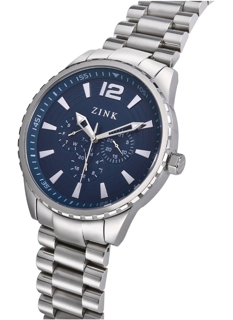 Zink ZINK ZK131G2S-46 MENS ELEGANCE - PREMIUM BLUE DIAL STAINLESS STEEL TIMEPIECE  - Image 2