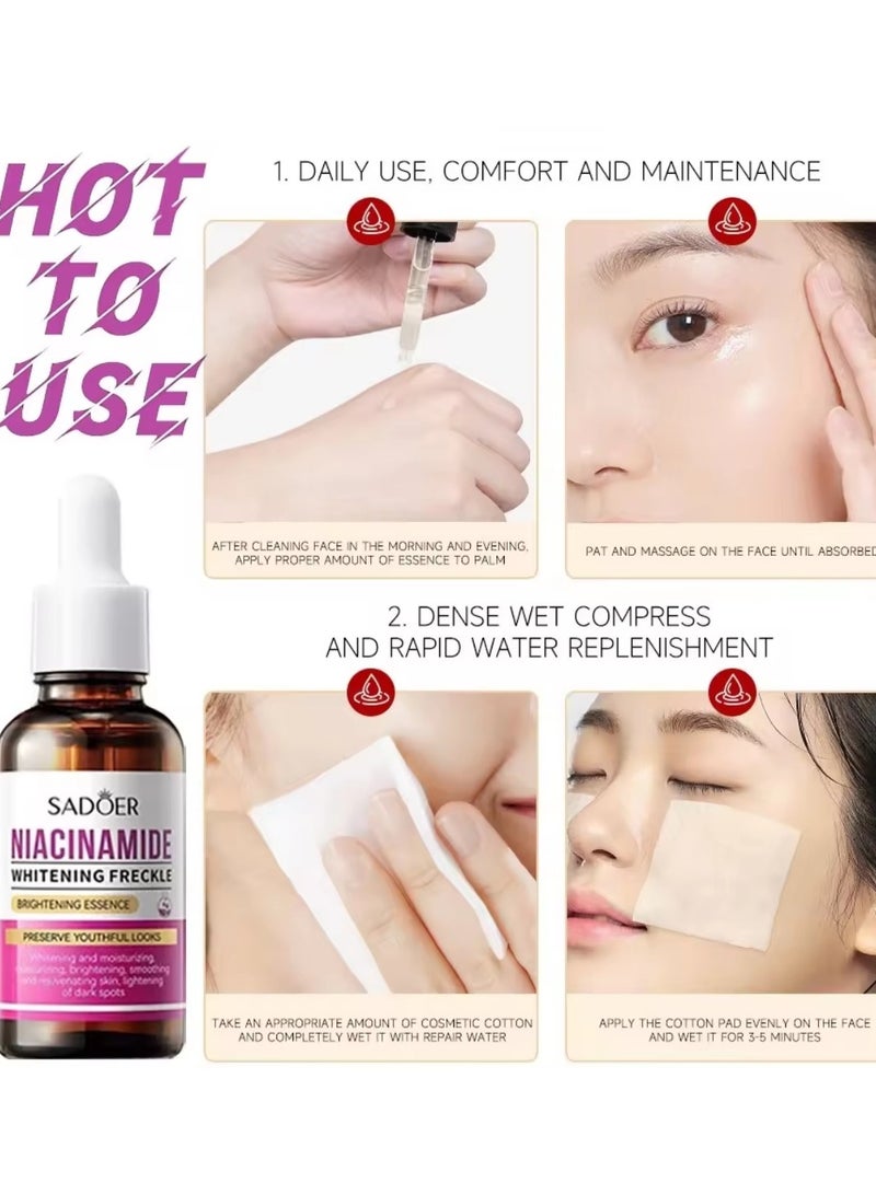 SADOER NIACINAMIDE WHITENING FRECKLING BRIGHTENING ESSENCE - Image 3
