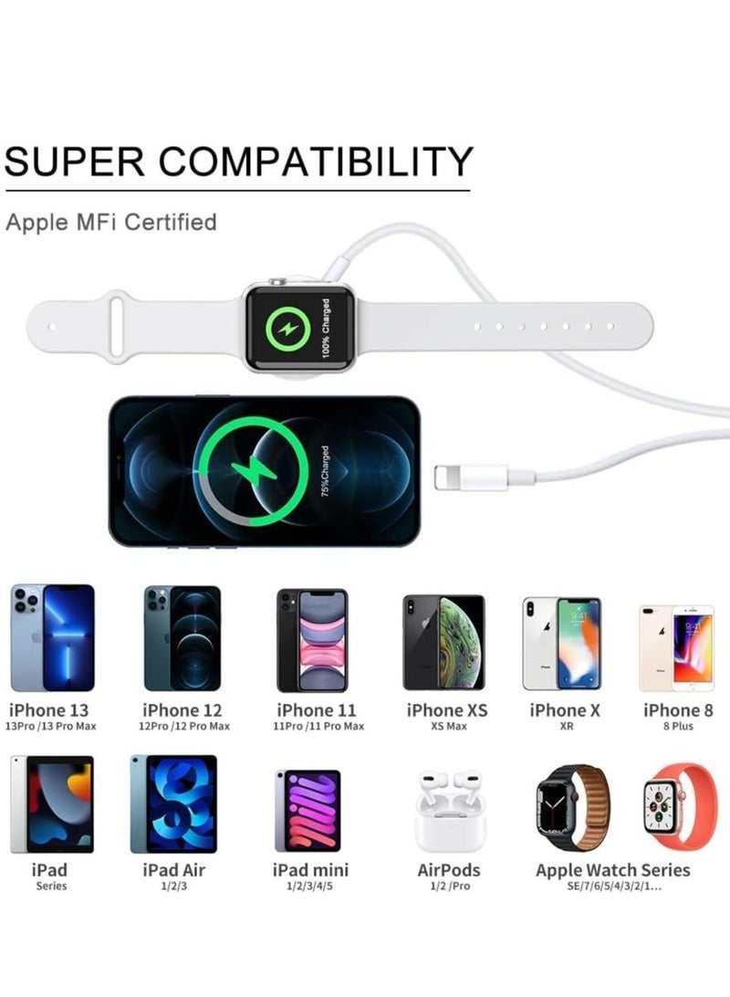 New Stylish Magnetic Charging Cable: Apple Watch & iPhone MFi Certified (1.5m) - Image 4