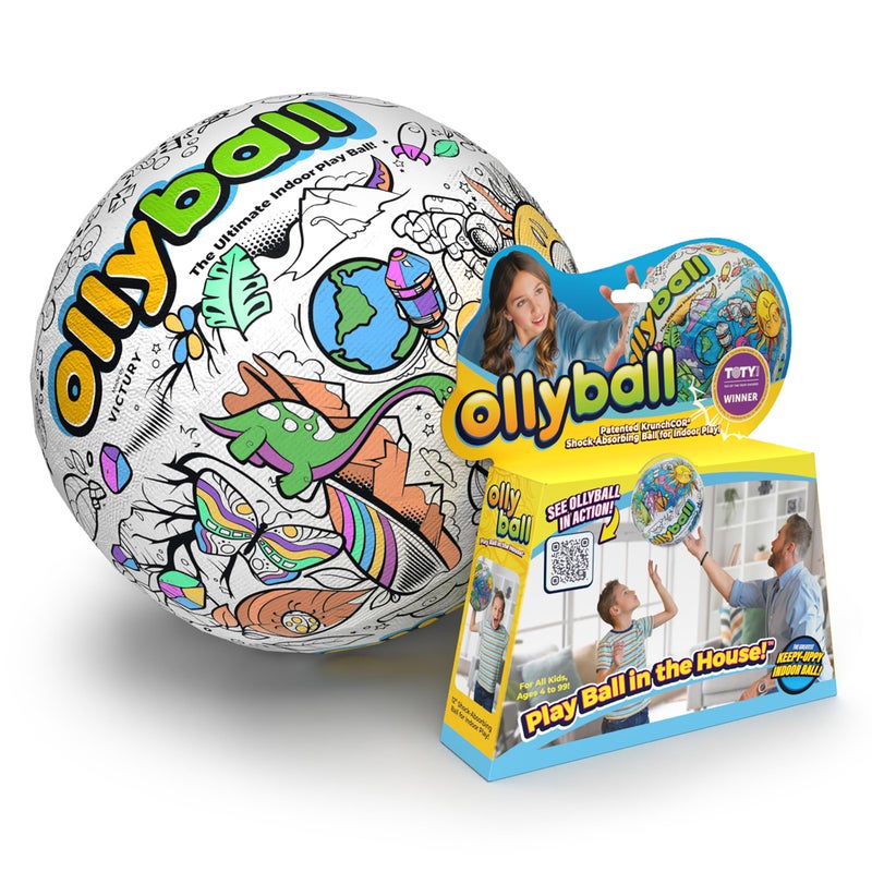 Ollyball The Original Indoor & Outdoor Kickball for Kids and Parents to Play Ball in the House - Image 1