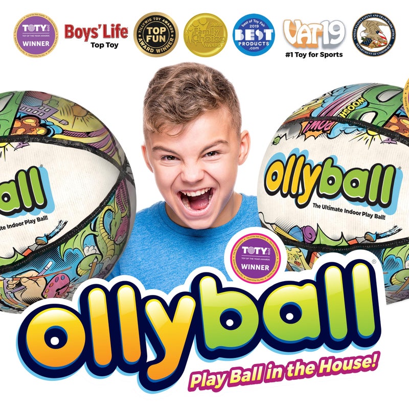 Ollyball The Original Indoor & Outdoor Kickball for Kids and Parents to Play Ball in the House - Image 2