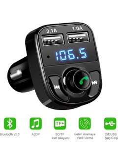 Car x A88 3.1 A Bluetooth FM Transmitter with Phone Call Support - pzsku/Z425B941FEA8F18F4A2DCZ/45/_/1730759120/4f7fd9f2-67ae-4f87-bb30-292acb73edfb