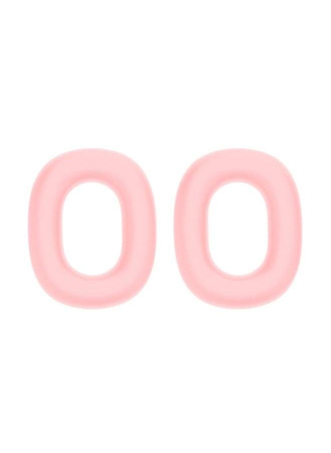 Generic - Suitable For Apple AirPods Max Head-mounted Headphone Head Beam Shell Ear Cap Silicone Protective Cover-Color:Pink Cap-Model:Headphones - Image 1