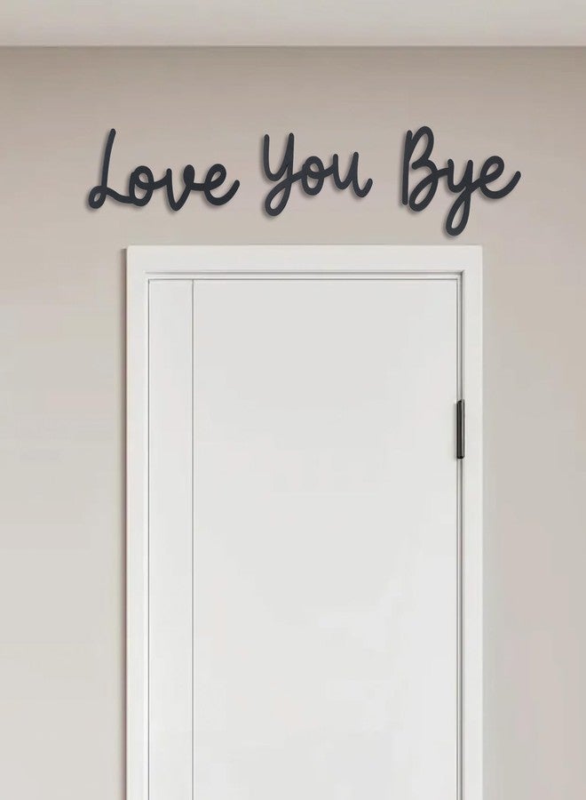 OYEFLY Love You Bye Wood Sign,Express Love and Warm for Your Family Lovers Wall Art Decor (Medium, style 1) - Image 4