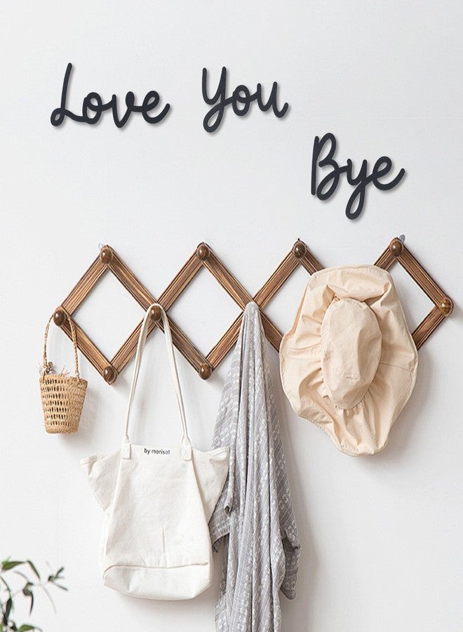 OYEFLY Love You Bye Wood Sign,Express Love and Warm for Your Family Lovers Wall Art Decor (Medium, style 1) - Image 5