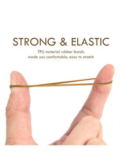 HOYOLS Hair Bands Hair Ties Elastic Rubber Bands Ponytail Mini Soft For Women Girl 1000 Piece Pack Golden Color (Gold Metal) Tpr  - Image 5